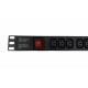 Блок розеток Netko PDU-1U-C12-K-NP (58914)