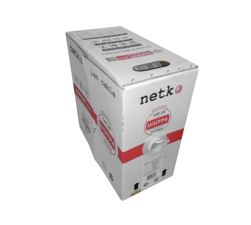 Кабель витая пара U/UTP4 Netko UTP-2606.05E.3B (51269)