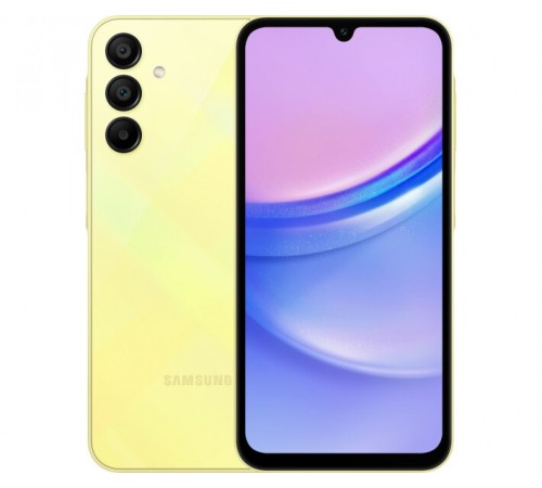 Смартфон Samsung Galaxy A15 4/128GB Yellow SM-A155FZYDMEA