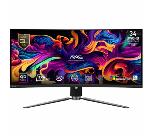 Монитор MSI 34 MAG 341CQP QD-OLED 9S6-3DD04T-010