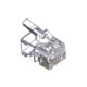 Коннектор RJ-9 Netko NC-RJ-9- (4p4c) 100 штук (51034) NC-RJ-9-(4P4C)