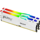 Оперативная память 32Gb DDR5 5600MHz Kingston Fury Beast White RGB KF556C40BWAK2-32
