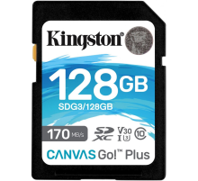 Карта памяти 128Gb SD Kingston Canvas Go! Plus SDG3/128GB