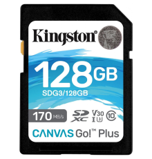 Карта памяти 128Gb SD Kingston Canvas Go! Plus SDG3/128GB