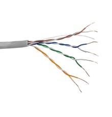 Кабель UTP4 cat.5е одножильный 305м Cu серый Netko Optima Gold N.UTP-67668.05E.2B (67668)