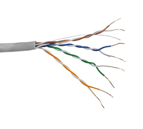 Кабель UTP4 cat.5е одножильный 305м Cu серый Netko Optima Gold N.UTP-67668.05E.2B (67668)