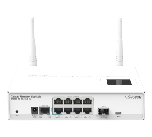 Коммутатор MikroTik CRS109-8G-1S-2HnD-IN