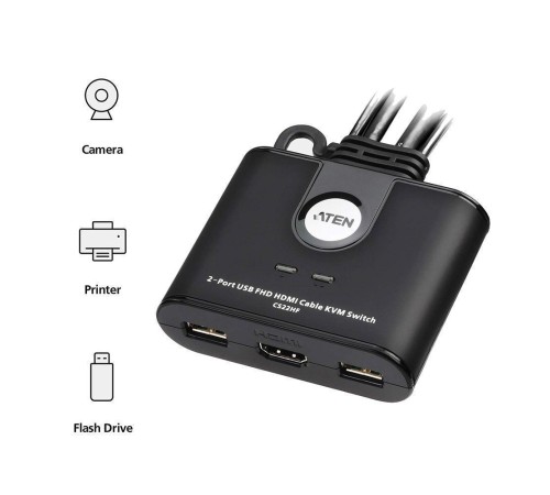 KVM переключатель Aten CS22HF / CS22HF-AT