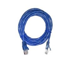 Патч-корд UTP4 cat 5e 3,0м ВС LSZH синий литой коннектор Netko Optima N.BC.UTP.5e-3.0m-5-lszh (67623)