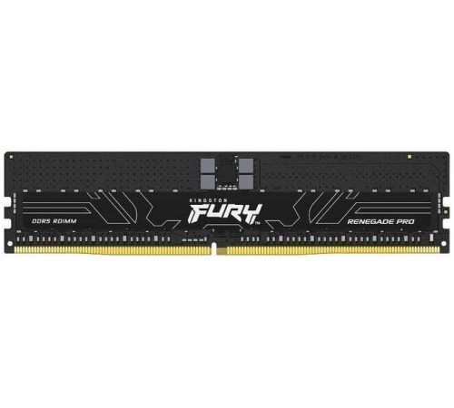 Модуль памяти Kingston 32GB DDR5 6000 FURY Renegade Pro RDIMM Black EXPO ECC Registered DIMM (Single Module) 1RX4 32-38-38 1.35V 288-pin 16Gbit (KF560R32RBE-32) (id 23785)