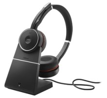 Беспроводная гарнитура Jabra Evolve 75 SE, Link380a MS Stereo Stand (PN: 7599-842-199)