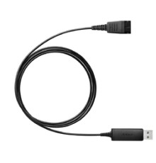 Адаптер  QD на USB, соединение для подключения проводных QD-гарнитур Jabra LINK 230 (PN: 230-09)