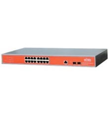 WI-PMS318GF, Коммутатор управляемый L2 PoE 350Вт, порты 16 PoE GE + 2SFP