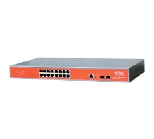 WI-PMS318GF, Коммутатор управляемый L2 PoE 350Вт, порты 16 PoE GE + 2SFP WI-PMS318GF, Коммутатор управляемый L2 PoE 350Вт, порты 16 PoE GE + 2SFP