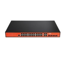 WI-PMS328GF, Коммутатор управляемый L2 PoE 400Вт, порты 24 PoE GE + 4 Combo GE/SFP