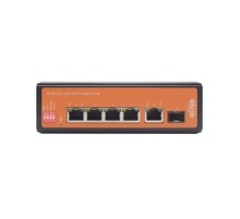WI-PS206GF-I Промышленный неуправляемый коммутатор 4 PoE портов 100Base-T + 1 1000Base-T + 1 SFP