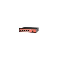 WI-PS306GF-UPS, Коммутатор неуправляемый с функцией UPS, подзарядка от солн.панели 5хGE PoE + 1хSFP
