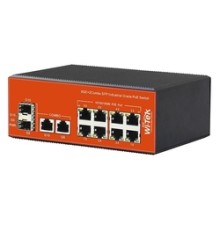 WI-PS310GF-I Промышленный неуправляемый коммутатор 8 PoE портов 1000Base-T + 2 Combo, Watchdog