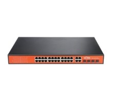 WI-PS328GF, Коммутатор неуправляемый PoE 400Вт, порты 24 PoE GE + 4 Combo GE/SFP