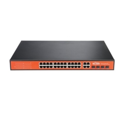 WI-PS328GF, Коммутатор неуправляемый PoE 400Вт, порты 24 PoE GE + 4 Combo GE/SFP WI-PS328GF, Коммутатор неуправляемый PoE 400Вт, порты 24 PoE GE + 4 Combo GE/SFP