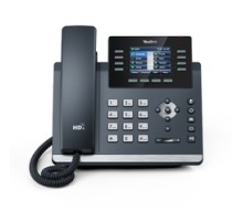 SIP-T44U, 12 аккаунтов, 2 порта USB, цветной экран, BLF, PoE, GigE, без БП