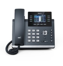 SIP-T44U, 12 аккаунтов, 2 порта USB, цветной экран, BLF, PoE, GigE, без БП
