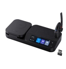 BH71 Workstation, Беспроводная Bluetooth, Шумоподав,Зарядка Qi,Дисплей 3'',USB-хаб