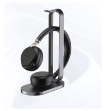 BH72 with Charging Stand Teams Black USB-A, Беспроводная BT,BHC76,Зарядка Qi,HD звук,Шумоподав,Черн.
