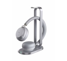 BH72 with Charging Stand Teams Light Gray USB-A, Беспроводн BT,BHC76,Зарядка Qi,HD звук,Шумопод,Сер