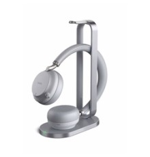 BH72 with Charging Stand Teams Light Gray USB-A, Беспроводн BT,BHC76,Зарядка Qi,HD звук,Шумопод,Сер