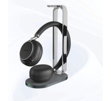 BH76 Plus UC Black USB-A, Беспроводная Bluetooth, Зарядка Qi, HD звук, Шумоподав.ANC,Черная