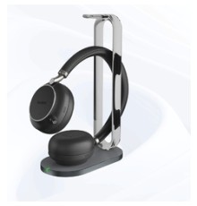 BH76 Plus UC Black USB-A, Беспроводная Bluetooth, Зарядка Qi, HD звук, Шумоподав.ANC,Черная