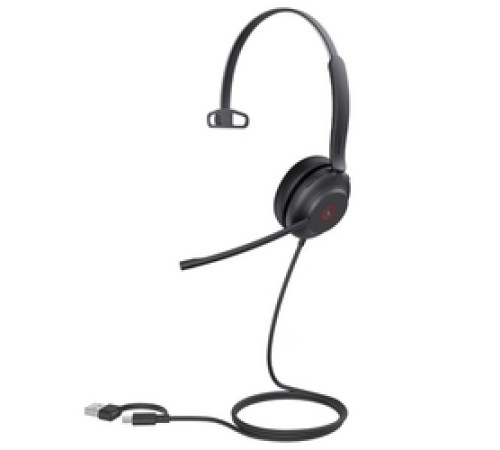 UH37 Mono UC USB-C/A Моно, Проводная, HD звук, шумоподавление, LED-индикатор, USB-C/A