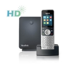 W53P DECT (база W60B+трубка W53H), 8 SIP-аккаунтов, до 8 трубок на базу, 8 одновременных разговоров