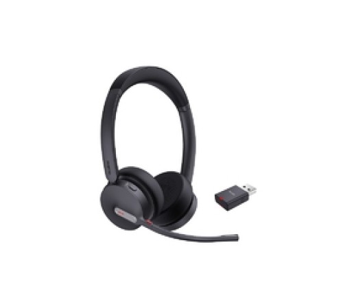 WH64 Hybrid Dual UC, Беспроводная, HD звук, 160м DECT, Шумоподав, USB-адаптер