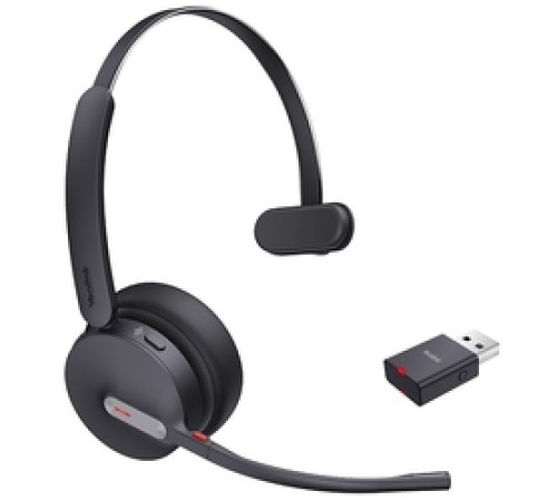 WH64 Hybrid Mono UC, Беспроводная, HD звук, 160м DECT, Шумоподав, USB-адаптер