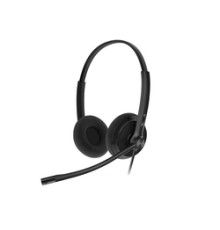 Yealink YHS34 Lite Dual Дуо, Проводная, HD звук, QD, RJ9  Головная гарнитура