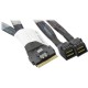 Кабель NVMe Cable, x8 8654 to 2x4 8643, 0,8M (analog 05-60003-00) (CBL-8654-8643-08)