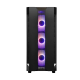 Chieftec Hunter, ATX Gaming case, w/Glass, 4xRGB fan