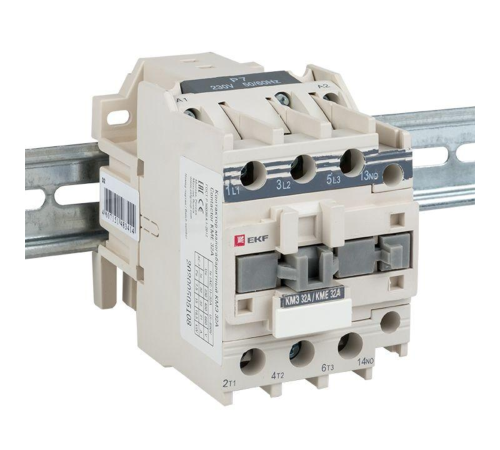 Контактор КМЭ 32А кат. 220В AC 1НО EKF ctr-s-32-220 Контактор КМЭ 32А кат. 220В AC 1НО EKF ctr-s-32-220