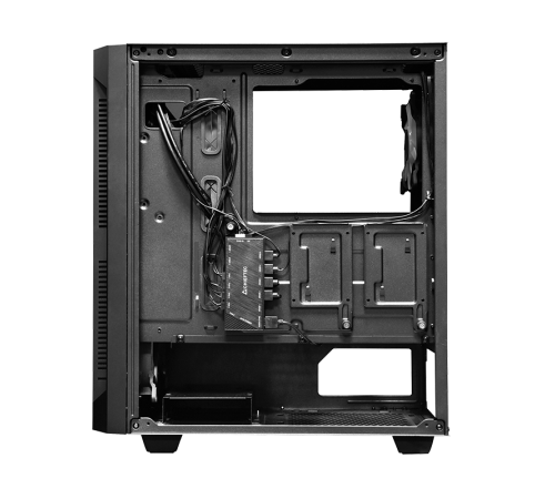 Chieftec Hunter, ATX Gaming case, w/Glass, 4xRGB fan