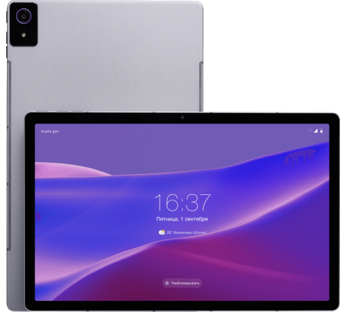 Планшет KVADRA Y23T01PO2413R_ADE892 10.9" FHD+(2160x1440) IPS FHD+/ARM -- 2.4GHz Octa/6GB/128GB/3G+LTE/GPS+GLONASS/WiFi/5.2/USB-C/5.0MP+13.0MP/microSD/2 динамиика/33.00Wh/9000mAh/8.0h/580g/KvadraOS Enterprise/1Y/Gray Планшет KVADRA Y23T01PO2413R_ADE892 10.9" FHD+(2160x1440) IPS FHD+/ARM -- 2.4GHz Octa/6GB/128GB/3G+LTE/GPS+GLONASS/WiFi/5.2/USB-C/5.0MP+13.0MP/microSD/2 динамиика/33.00Wh/9000mAh/8.0h/580g/KvadraOS Enterprise/1Y/Gray