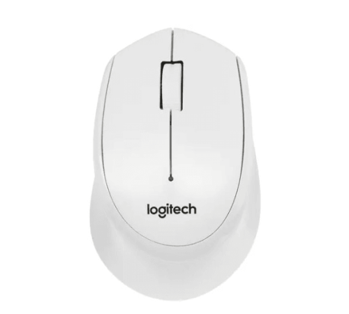 Мышь беспроводная Logitech M330 Silent Plus White (белая, оптическая, 1000dpi, 2.4 GHz/USB-ресивер, бесшумная, под правую руку) (арт. 910-004926, M/N: M-R0051 / C-U0010)