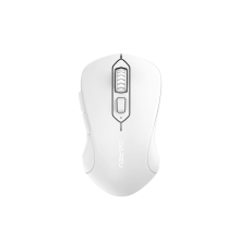 Мышь беспроводная Dareu LM115B Full White (полностью белый), DPI 800/1200/1600, подключение: ресивер 2.4GHz + Bluetooth, размер 107x59x38мм