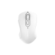 Мышь беспроводная Dareu LM115B Full White (полностью белый), DPI 800/1200/1600, подключение: ресивер 2.4GHz + Bluetooth, размер 107x59x38мм