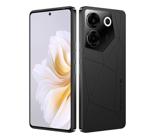 CK8n CAMON 20 Pro 5G 8+256 Dark Welkin (Black), 6.67" Asahi Glass, 20:9, 2400 x 1080 Mpix, 3.0GHz x1 +2.6GHz x3 + 2.0GHz x4 , 8 Core, 8GB RAM,256GB, up to 2TB flash, 64Мп+2Мп+2Мп/32Мп, 2Sim, LTE, 4G, 5G, BT v5.3, WiFi, GPS/AGPS, Type-C, 5000mAh, Andr