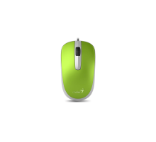 Мышь DX-120, USB, G5, зелёная (green, optical 1000dpi, подходит под обе руки)new package