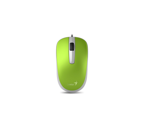 Мышь DX-120, USB, G5, зелёная (green, optical 1000dpi, подходит под обе руки)new package