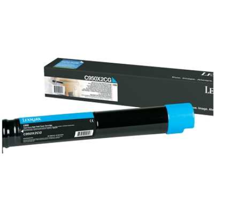 Картридж сверхвысокой емкости с голубым тонером для C950de, C950 24K Cyan Toner Cartridge