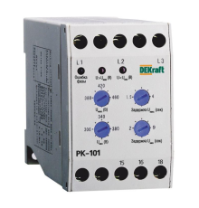 Реле контроля фаз РК-101 380В тип 01 DEKraft 23300DEK